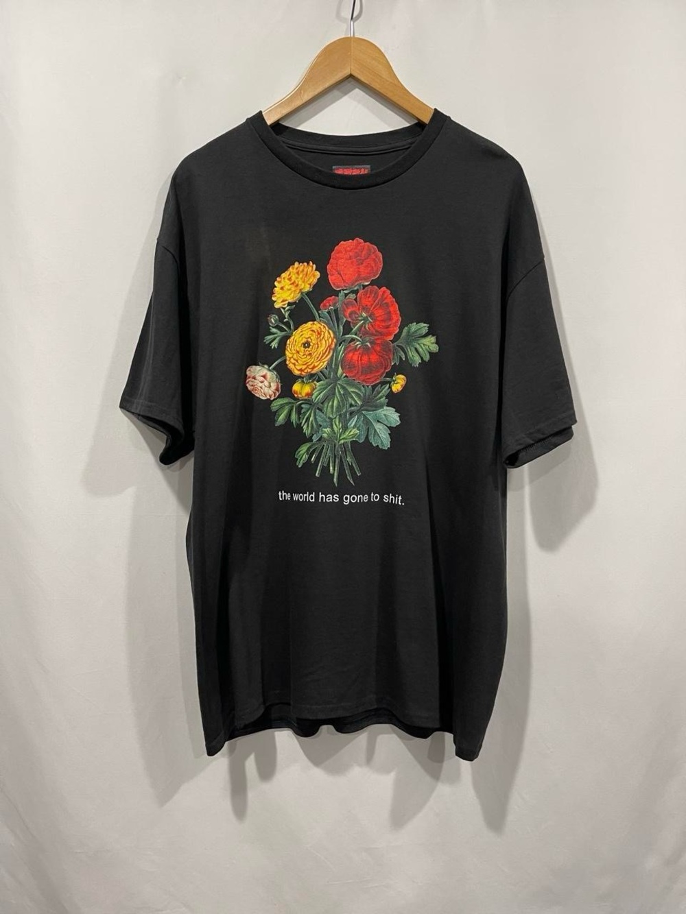 Black Floral Shirt